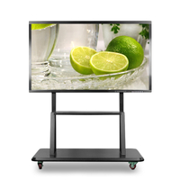 TV LCD multitoque de 75 polegadas tela plana interativa Smart Pad 