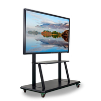 Televisor LCD multitoque de 65 polegadas com tela plana interativa para ensino