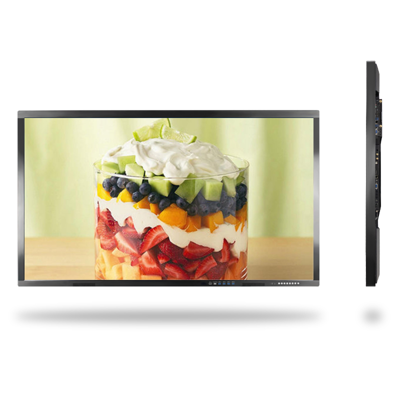 Publicidade comercial ensino display LCD interativo quadro branco inteligente 